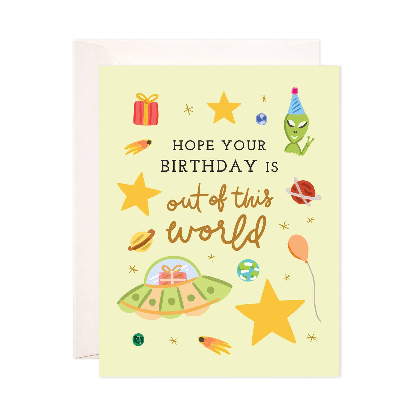Out of This World Birthday Card