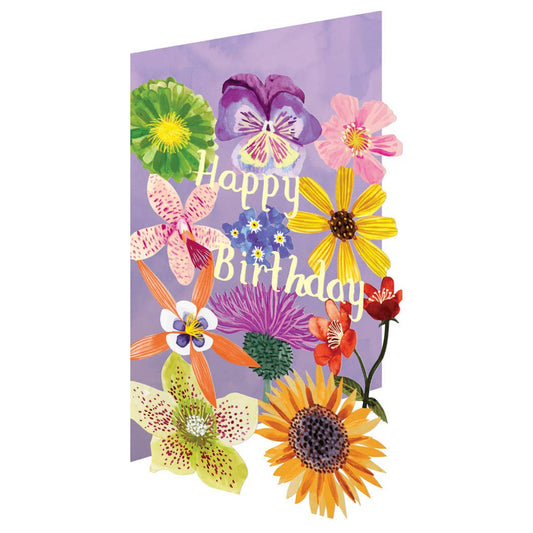 Supernova Birthday Lasercut Card