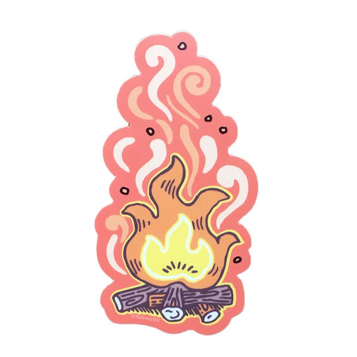 Campfire Sticker