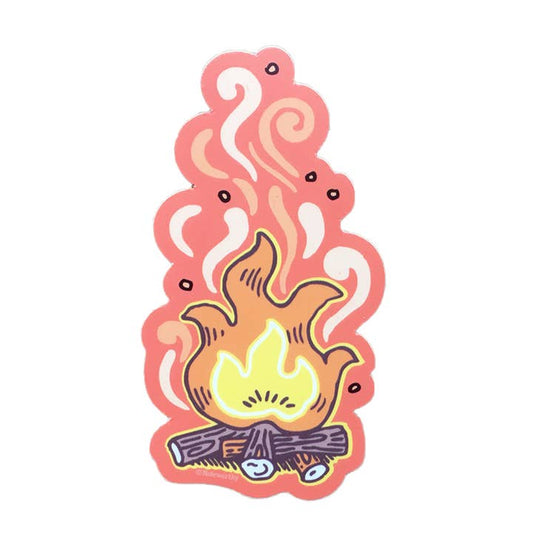 Campfire Sticker