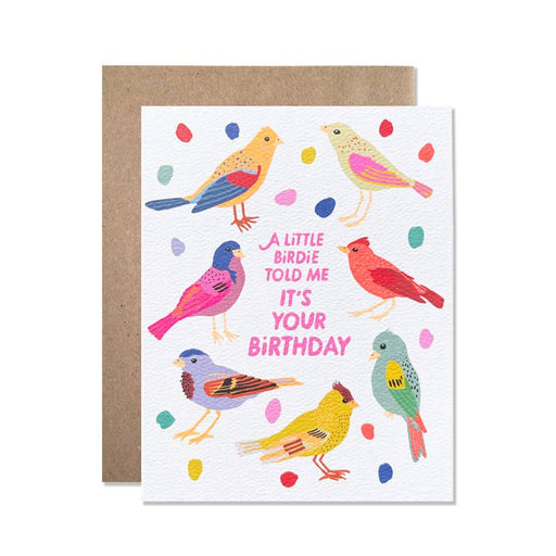 Birthday Birdie Told Me Card