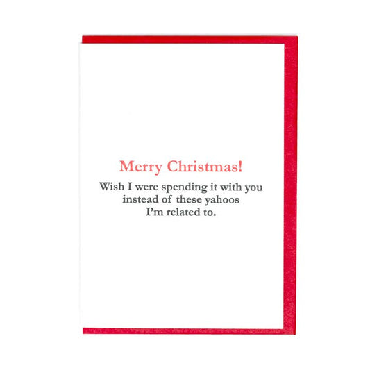Yahoo Relatives Christmas Card