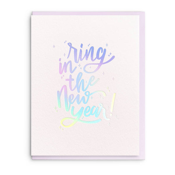 Ring in the New Year Foil Card