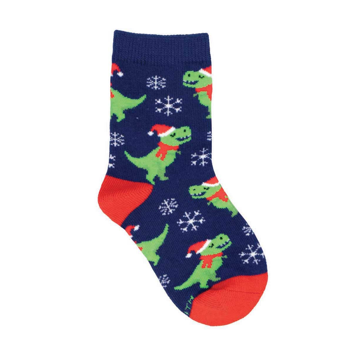 Holiday TRex Toddler Socks