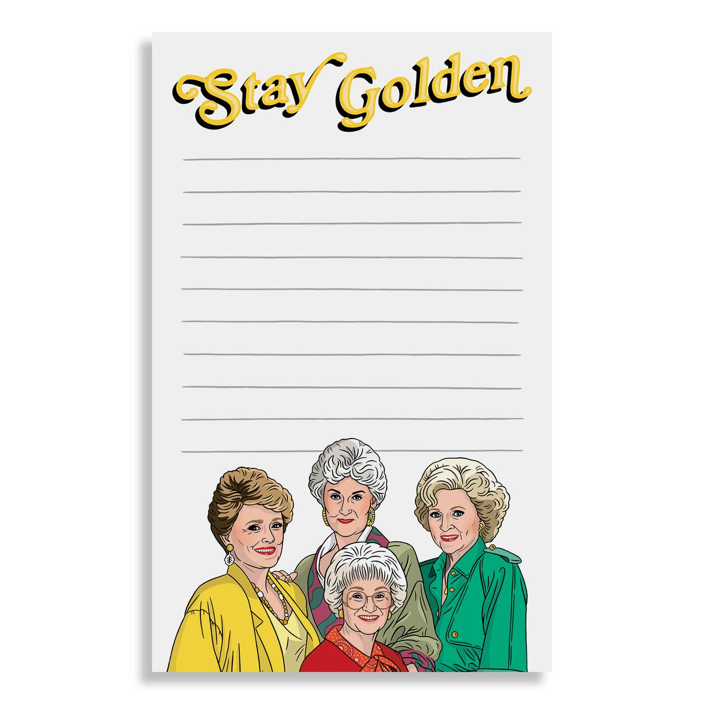 Stay Golden Girls Notepad