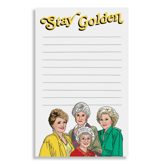 Stay Golden Girls Notepad