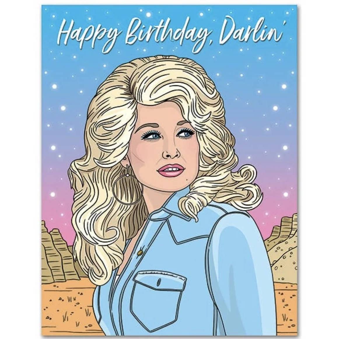 Dolly Birthday Darlin Card