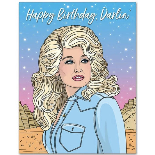 Dolly Birthday Darlin Card
