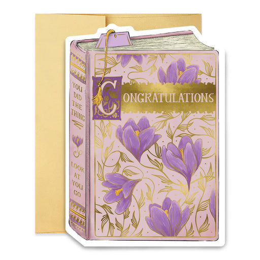 Congratulations You Did the Thing Book Cover Card