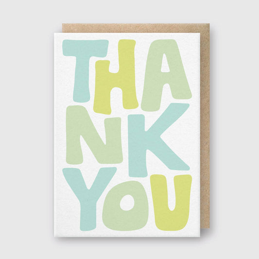 Abstract Thank You Card