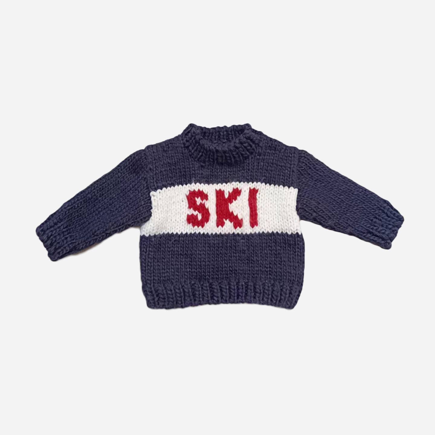 Navy Ski Sweater