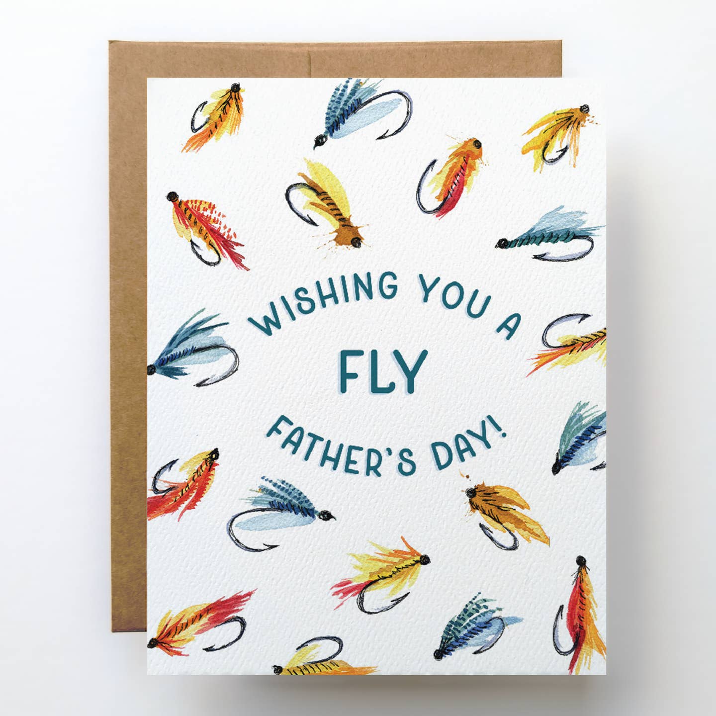 Fly Fishing Fathers Day Card