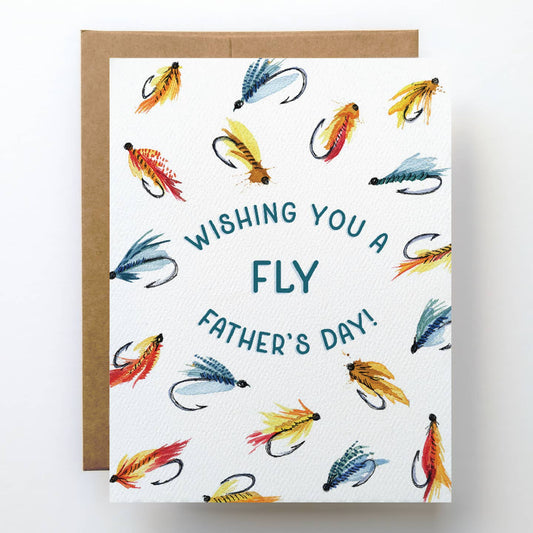 Fly Fishing Fathers Day Card