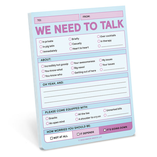 We Need To Talk Notepad