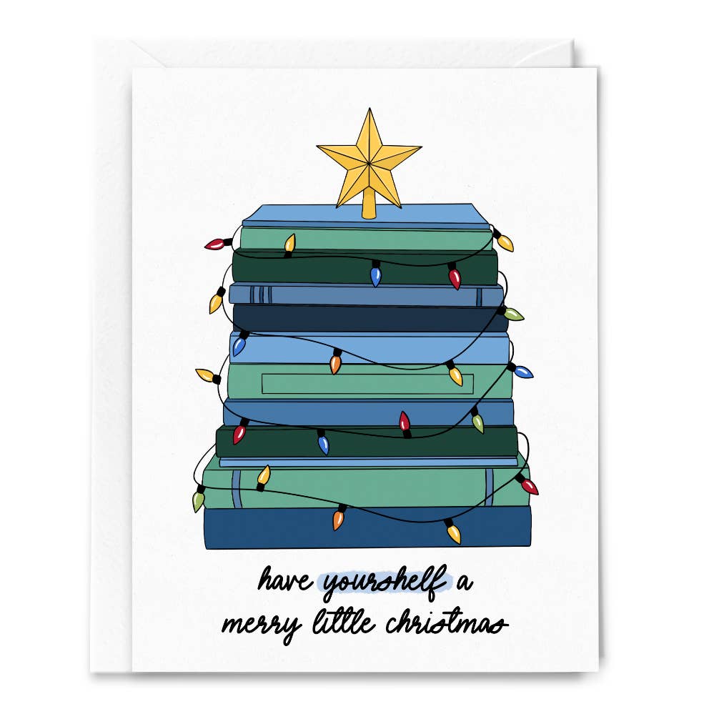 Books Have Yourshelf Merry Little Christmas Card