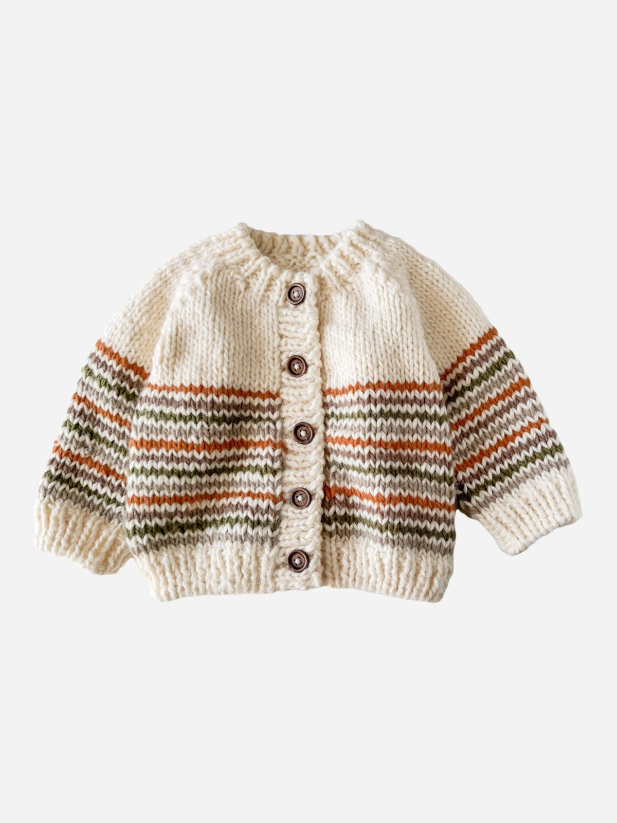 Woodland Stripe Cardigan Sweater