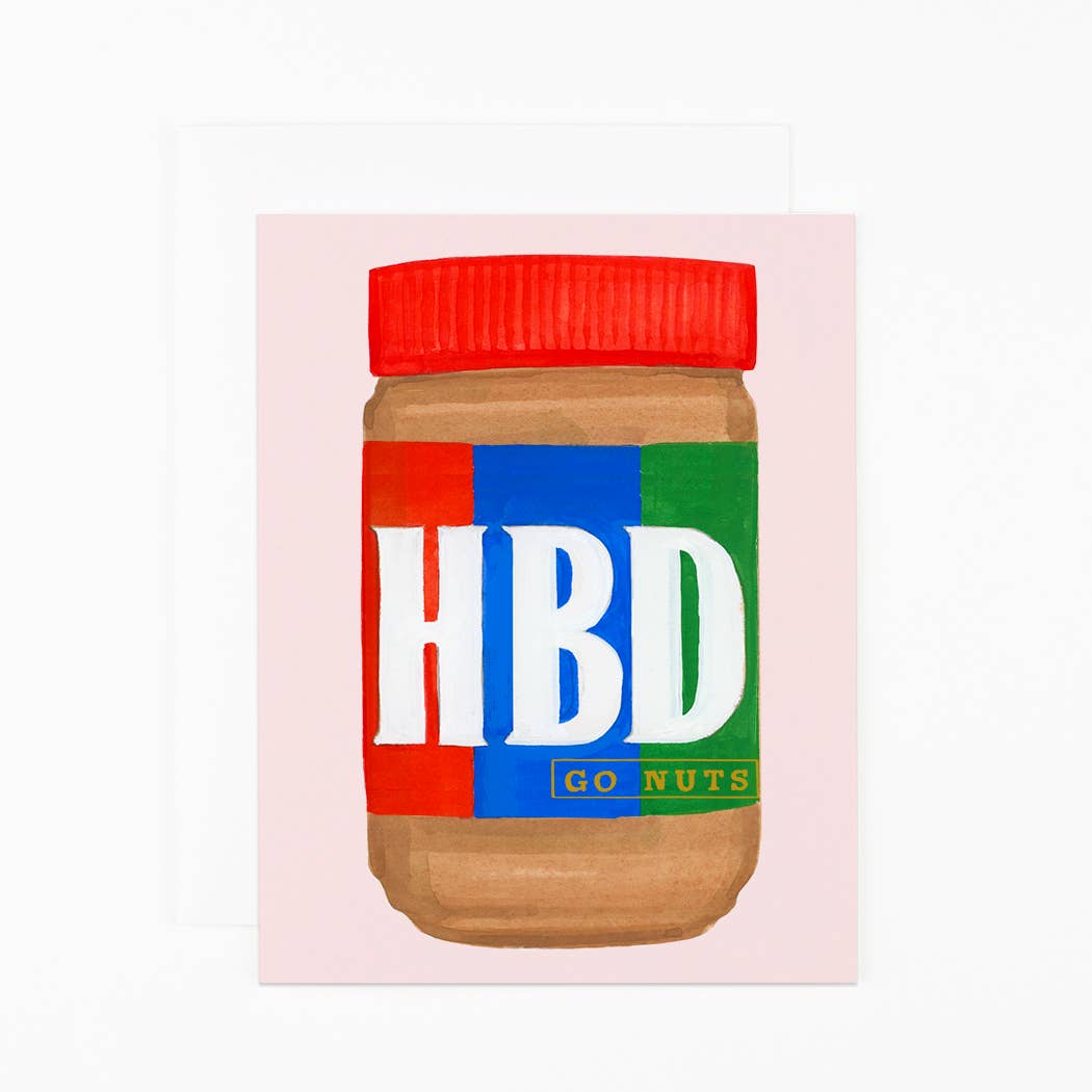 HBD Go Nuts PB Birthday Card