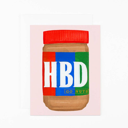 HBD Go Nuts PB Birthday Card
