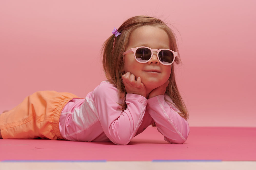 Pretty in Pink Polarized Keyhole Kids Sunglasses