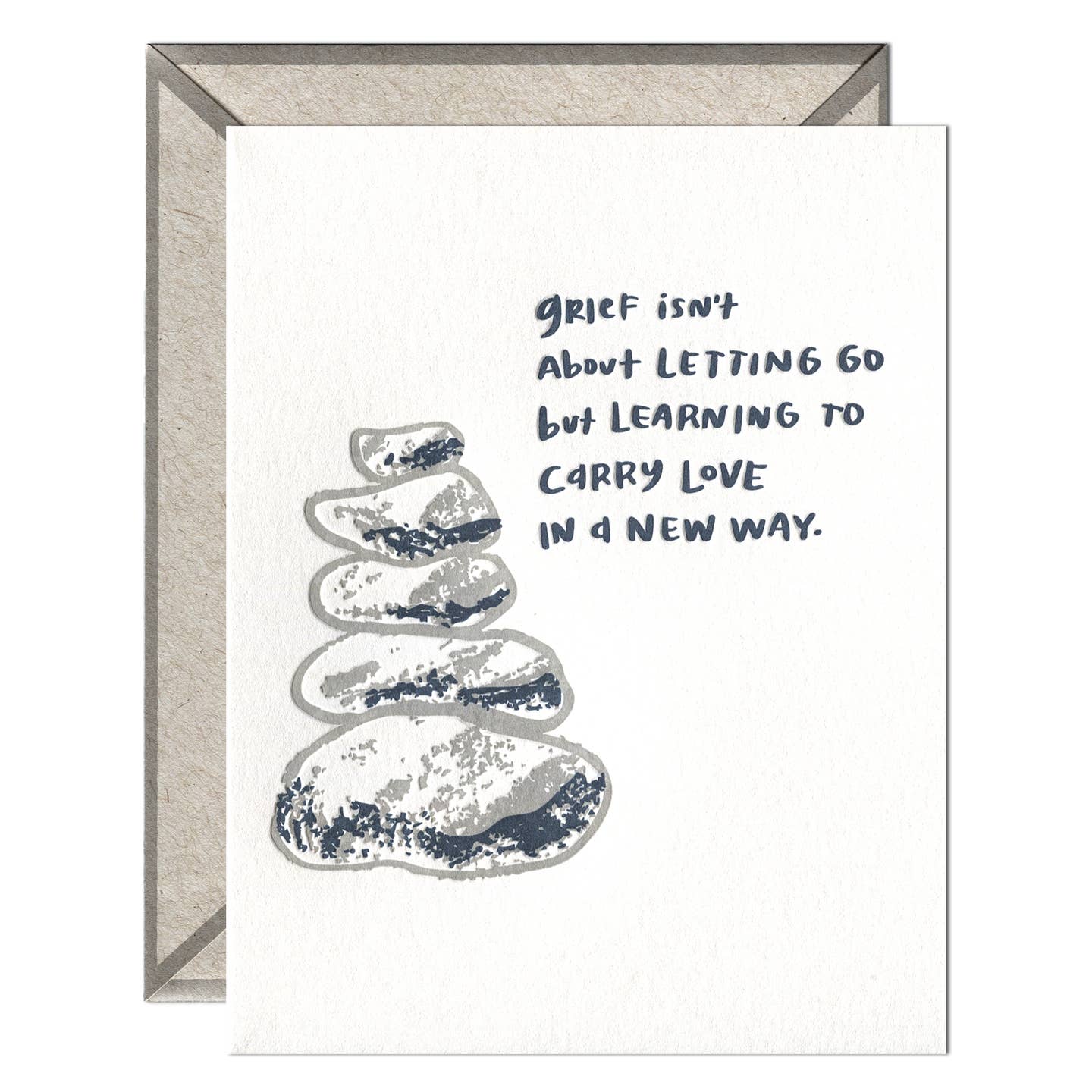 Carry Love in a New Way Grief Card