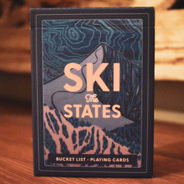 Ski the States Playing Card Deck