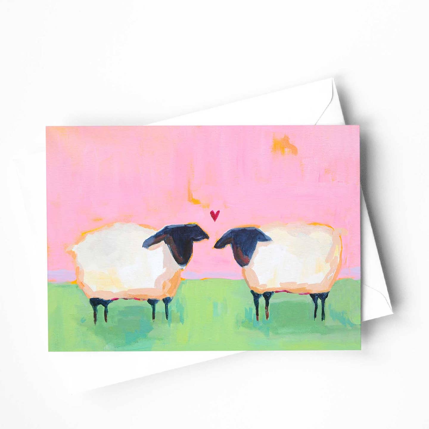 I Like Ewe Sheep Love Blank Card