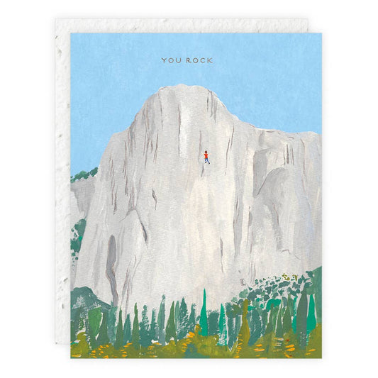 You Rock Climbing Card