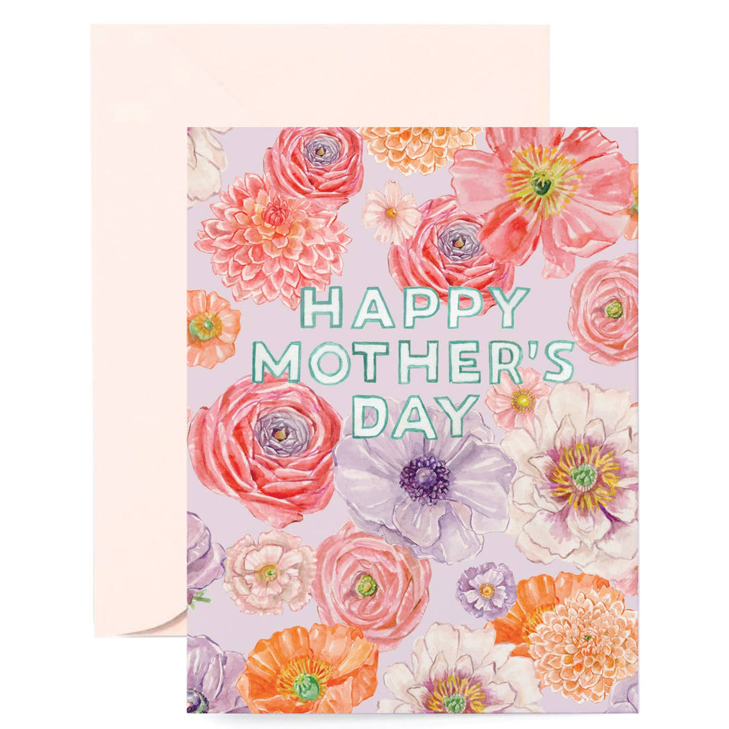 Flower Field Happy Mothers Day Card