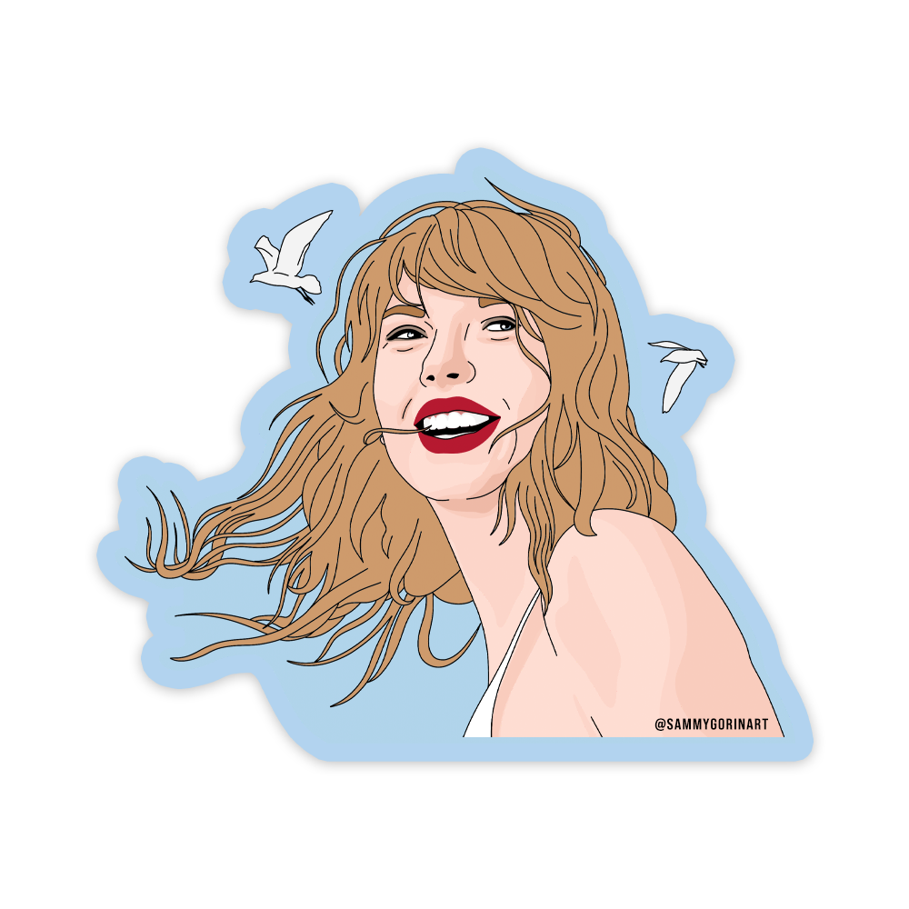 89TV Taylor Swift Birds Vinyl Sticker