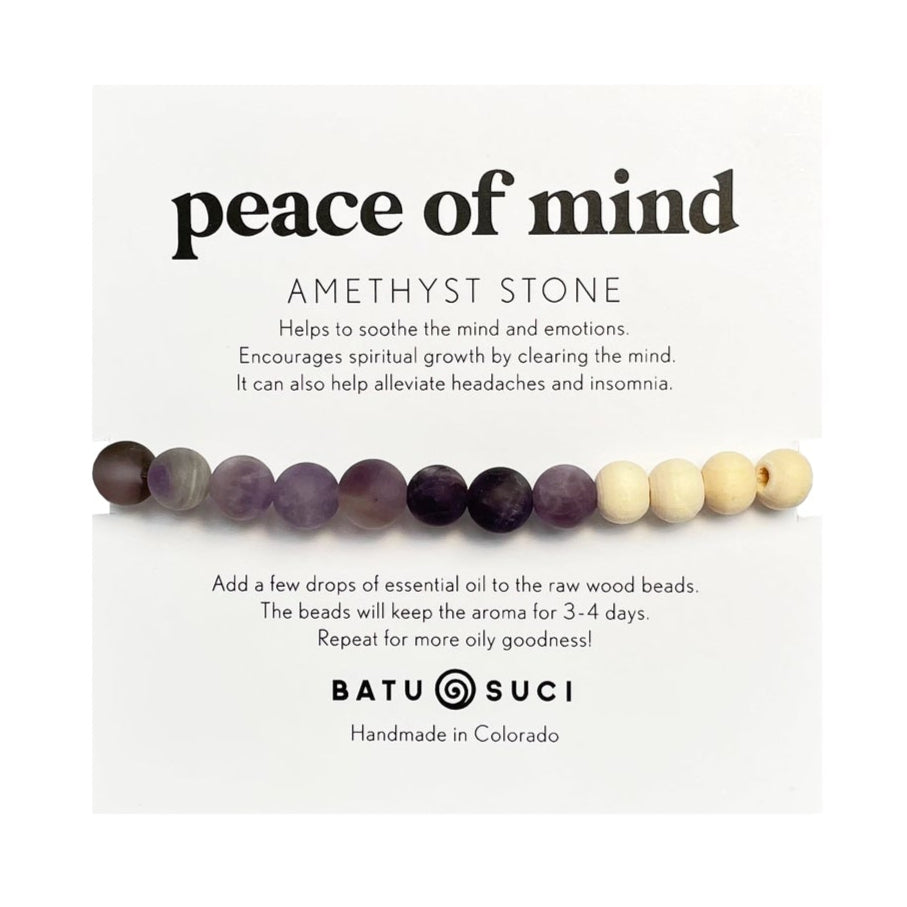 Diffuser Oil Gemstone Bracelet