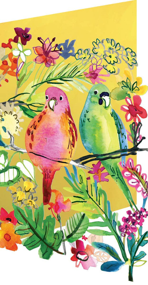 Parrot Birds Duo Lasercut Card