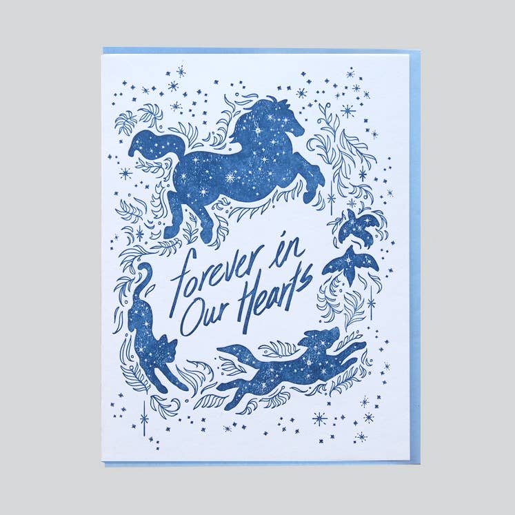 Forever in Our Hearts Pet Card