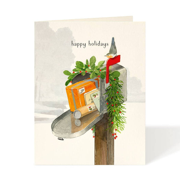 Holidays Delivered Mailbox Card