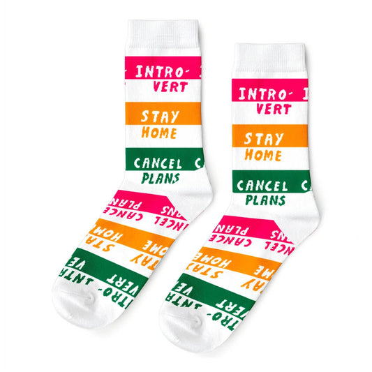 Introvert Crew Socks
