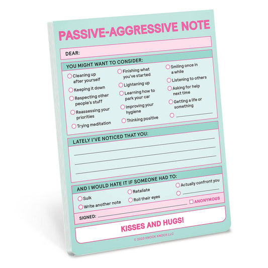 Passive Aggressive Notepad