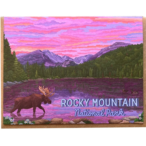 Rocky Mountain National Park Moose Card