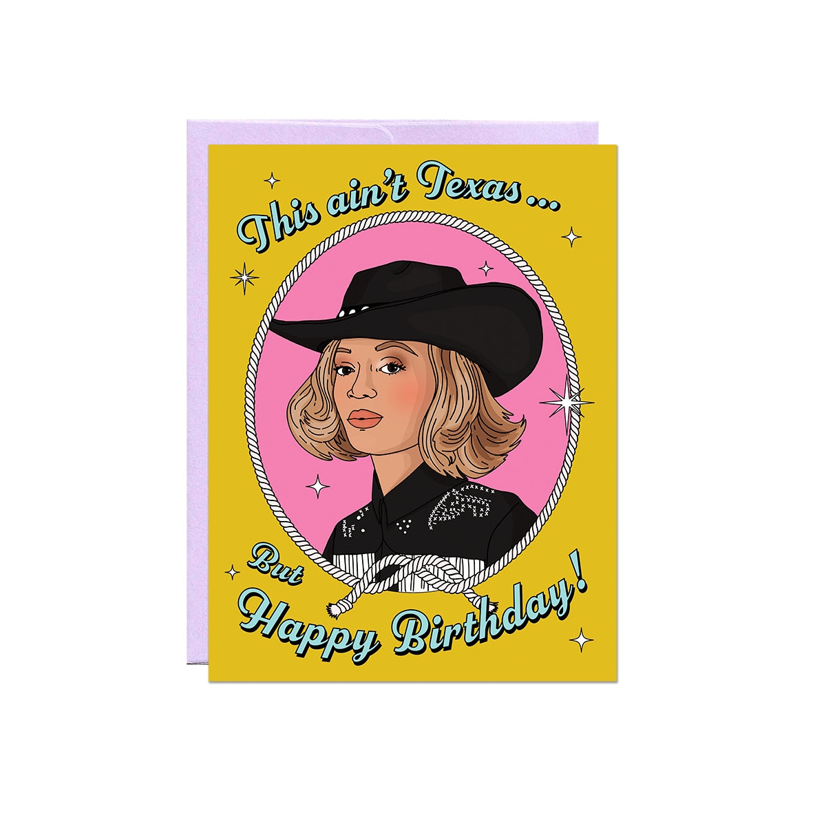 Beyonce This Aint Texas Birthday Card