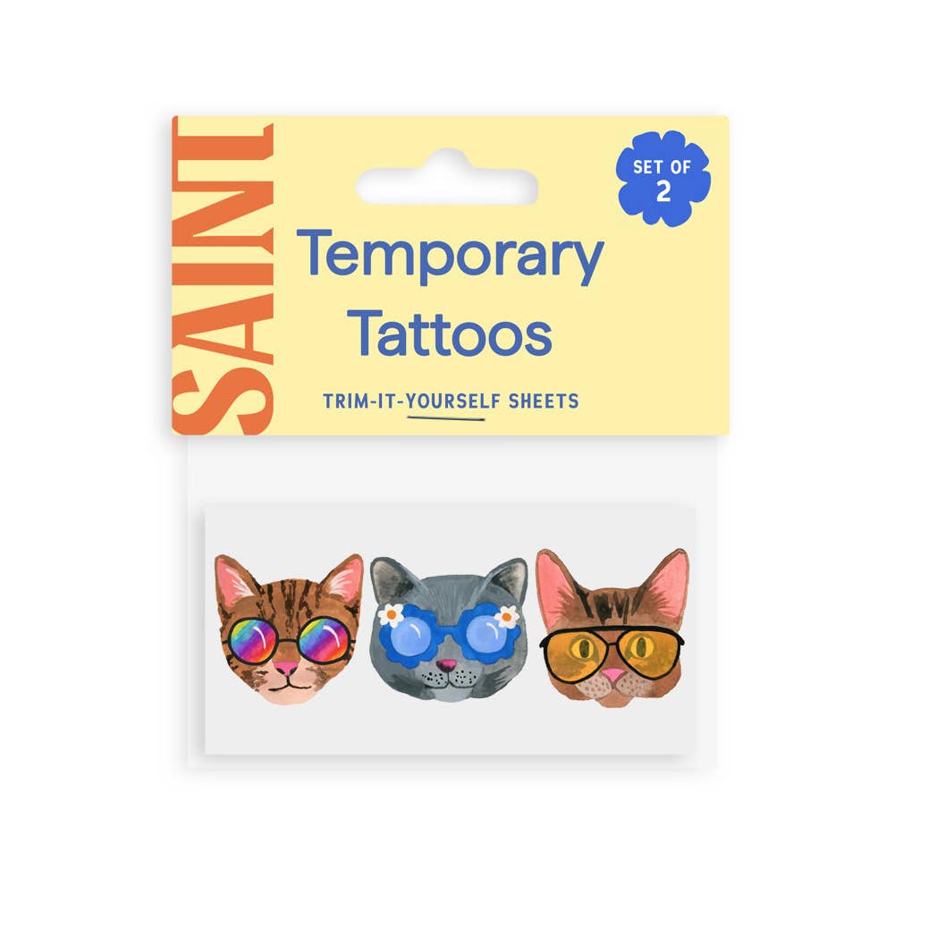 Cool Cats Temp Tattoos