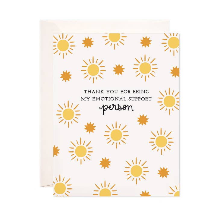 Emotional Support Person Card