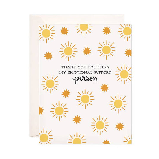 Emotional Support Person Card