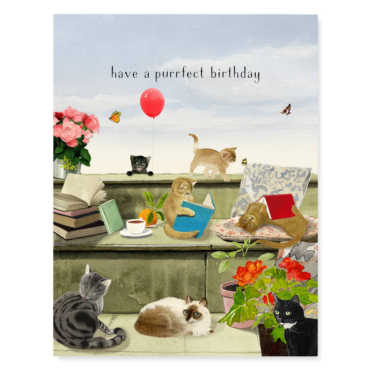 Purrfect Birthday Card