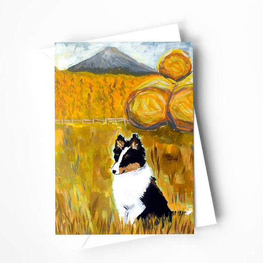 Farm Dog Blank Card