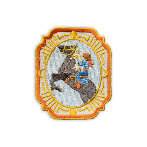 Cowgirl Embroidered Patch