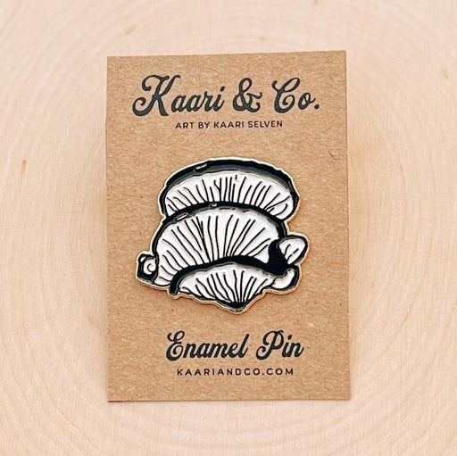 Oyster Mushroom Enamel Pin