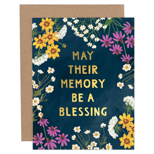 May Their Memory Be a Blessing Card