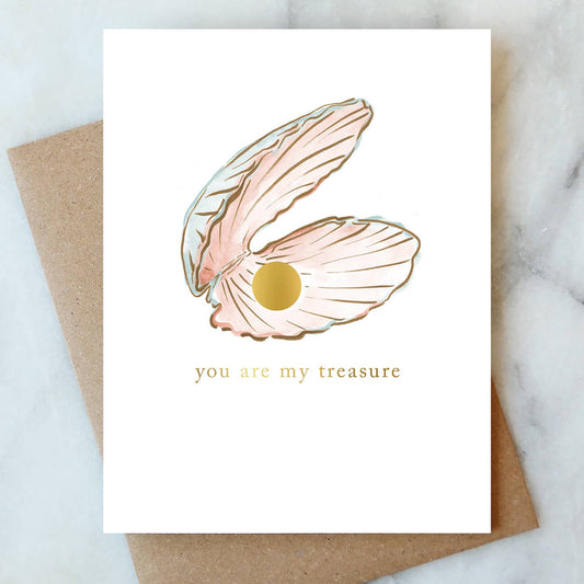 Pearl Oyster My Treasure Card