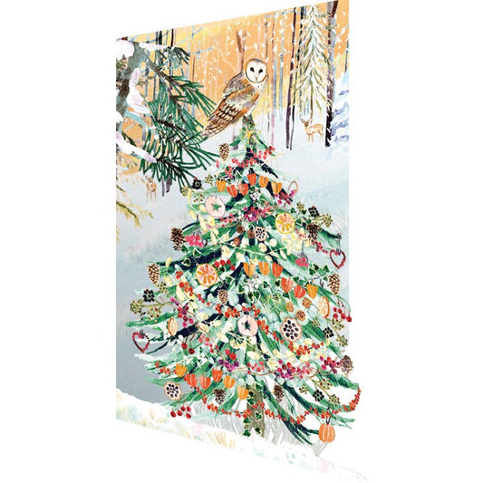 Wild Winters Song Tree Lasercut Card