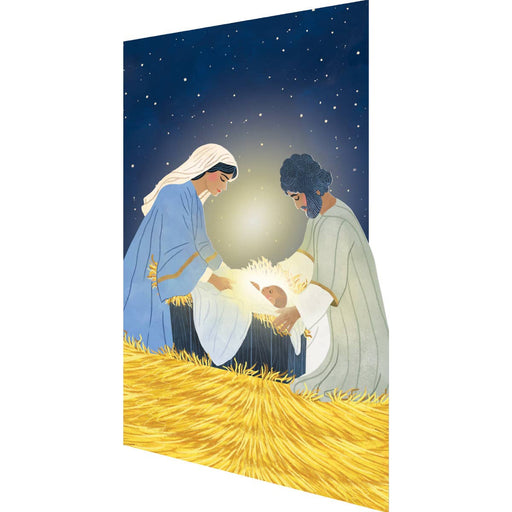 Nativity Lasercut Christmas Card