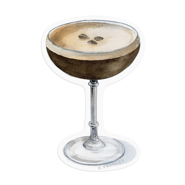 Espresso Martini Vinyl Sticker