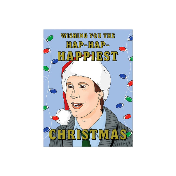 Happiest Christmas Clark Griswold Lampoon Card